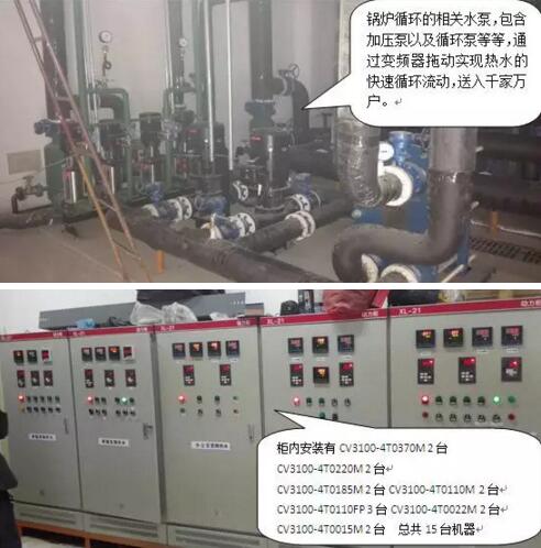 白云水泵在本文介紹易驅(qū)CV3100系列變頻器在甘肅天水甘谷縣供暖系統(tǒng)上的應用